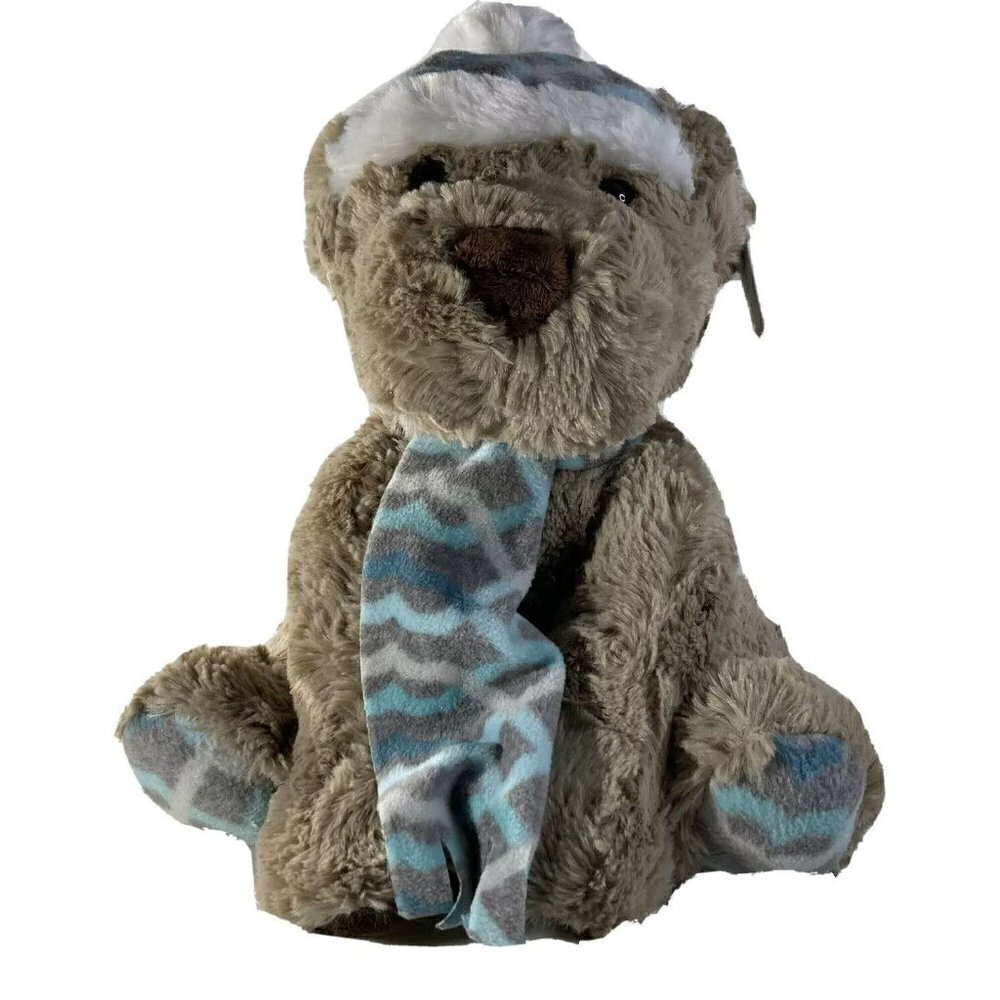 Gentle Treasures 2019 St Jude Joel Tan Puppy Dog Plush Winter Stuffed Toy-15"NWT